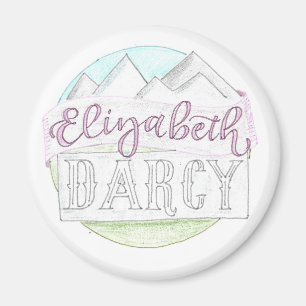 Elizabeth + Darcy Magneet