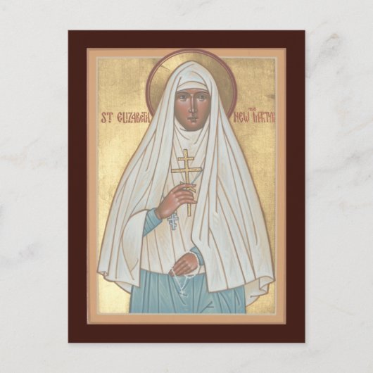 Elizabeth de New Martyr Prayer Card Briefkaart (Voorkant)