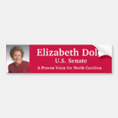 Elizabeth Dole voor de Amerikaanse Senaat Bumpersticker (Voorkant)
