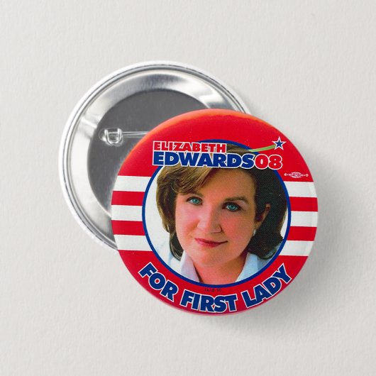 Elizabeth Edwards - Button (Voorkant /achterkant)