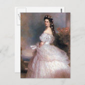 Elizabeth , Empress of Austria, 1865 Briefkaart (Voorkant / Achterkant)