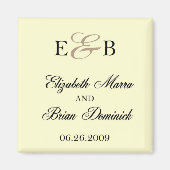 Elizabeth en Brian 2 Magneet (Voorkant)