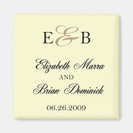 Elizabeth en Brian 2 Magneet (Voorkant)