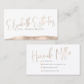 Elizabeth Esthetics Visitekaartje (Voorkant / Achterkant)