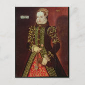 Elizabeth Fitzgerald, graafschap Lincoln, 1560 Briefkaart (Voorkant)