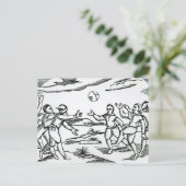 Elizabeth Football Briefkaart (Staand voorkant)