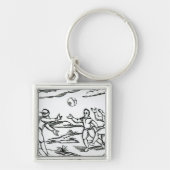 Elizabeth Football Sleutelhanger (Voorkant)