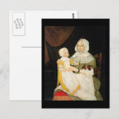 Elizabeth Freake en Baby Mary, ca. 1671-1674 Briefkaart (Voorkant / Achterkant)