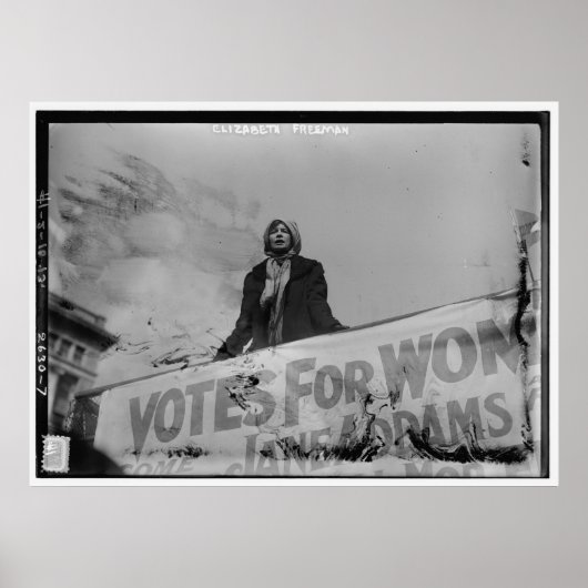 Elizabeth Freeman stemt voor vrouwen Poster (Voorkant)