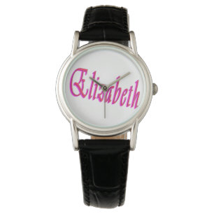 Elizabeth Girls Name Logo, Horloge