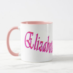 Elizabeth Girls Name Logo, Mok