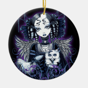 "Elizabeth" Gothic Victoriaans Angel Ornament