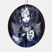 "Elizabeth" Gothic Victoriaans Angel Ornament (Links)