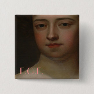 Elizabeth Graeme Fergusson I Vierkante Button 5,1 Cm