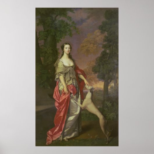 Elizabeth Gunning, Duchess van Hamilton, 1752-3 Poster (Voorkant)