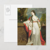 Elizabeth Gunning, Duchess van Hamilton en Duchess Briefkaart (Voorkant / Achterkant)