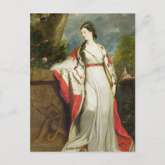 Elizabeth Gunning, Duchess van Hamilton en Duchess Briefkaart (Voorkant)