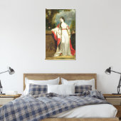Elizabeth Gunning, Duchess van Hamilton en Duchess Canvas Afdruk (Insitu (Slaapkamer))
