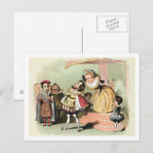 Elizabeth I (1533-1603): met Robert Devereux, twee Briefkaart (Voorkant / Achterkant)