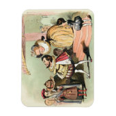 Elizabeth I (1533-1603): met Robert Devereux, twee Magneet (Verticaal)