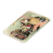 Elizabeth I (1533-1603): met Robert Devereux, twee Magneet (Linkerzijde)