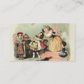 Elizabeth I (1533-1603): met Robert Devereux, twee Visitekaartje (Achterkant)