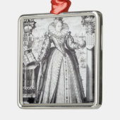 Elizabeth I 1596 Metalen Ornament (Links)