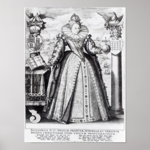 Elizabeth I 1596 Poster