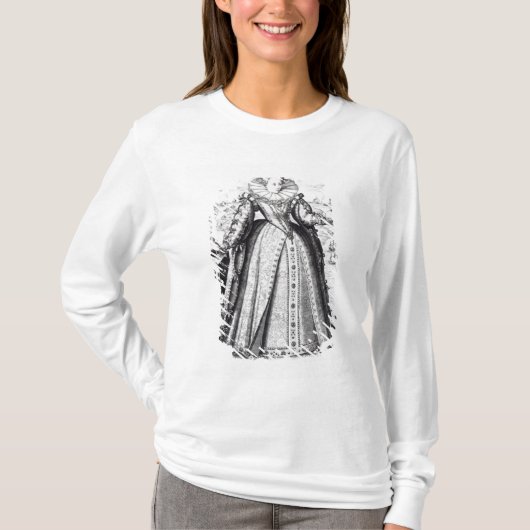 Elizabeth I 1596 T-shirt (Voorkant)