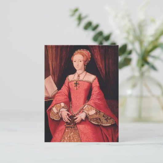 Elizabeth I als prinses Briefkaart (Staand voorkant)
