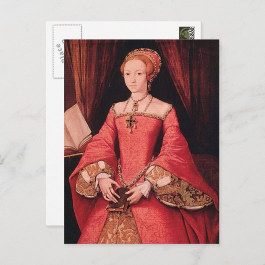 Elizabeth I als prinses Briefkaart (Voorkant / Achterkant)