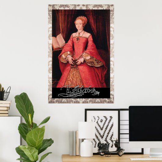 Elizabeth I als prinses Poster (Thuiskantoor)