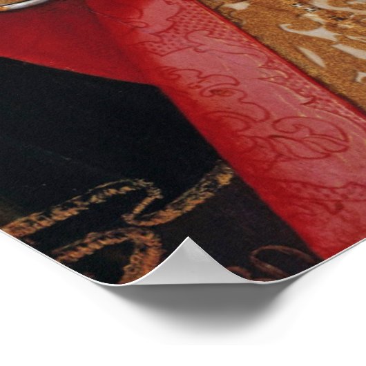 Elizabeth I als prinses William Scrots Poster (Hoek)