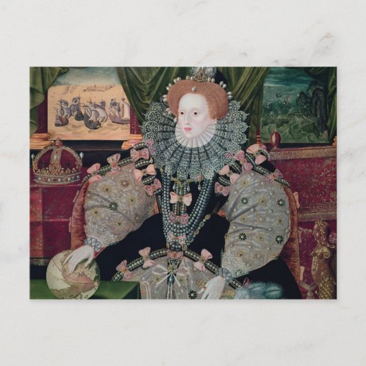 Elizabeth I, Armada Portrait, c.1588 Briefkaart (Voorkant)