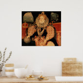 Elizabeth I, Armada portret, c.1588 Poster (Keuken)