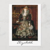 Elizabeth I Briefkaart (Voorkant)