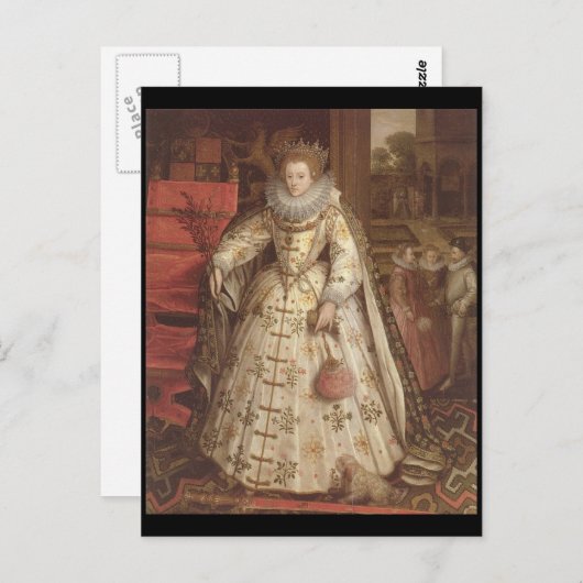 Elizabeth I Briefkaart (Voorkant / Achterkant)