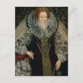 Elizabeth I, c.1585-90 Briefkaart (Voorkant)