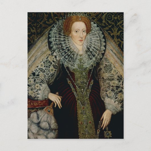 Elizabeth I, c.1585-90 Briefkaart (Voorkant)