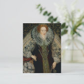 Elizabeth I, c.1585-90 Briefkaart (Staand voorkant)