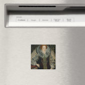 Elizabeth I, c.1585-90 Magneet (Insitu (Vaatwasser))