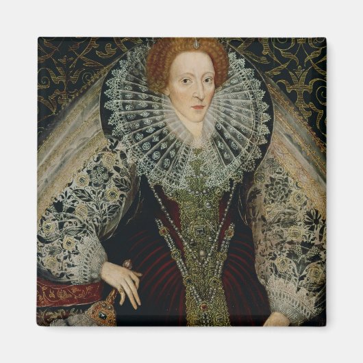 Elizabeth I, c.1585-90 Magneet (Voorkant)