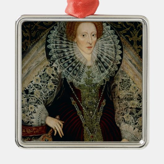 Elizabeth I, c.1585-90 Metalen Ornament (Voorkant)
