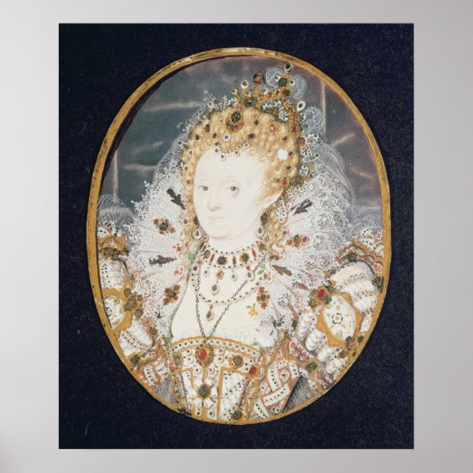 Elizabeth I, c.1595-1600 Poster (Voorkant)
