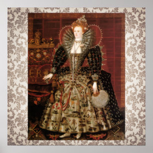 Elizabeth I c 1599 Poster