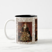 Elizabeth I c 1599 Tweekleurige Koffiemok (Links)