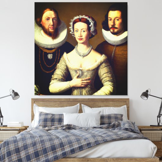 Elizabeth I champions Canvas Afdruk (Insitu (Slaapkamer))