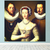 Elizabeth I champions Canvas Afdruk (Insitu (Houten vloer))