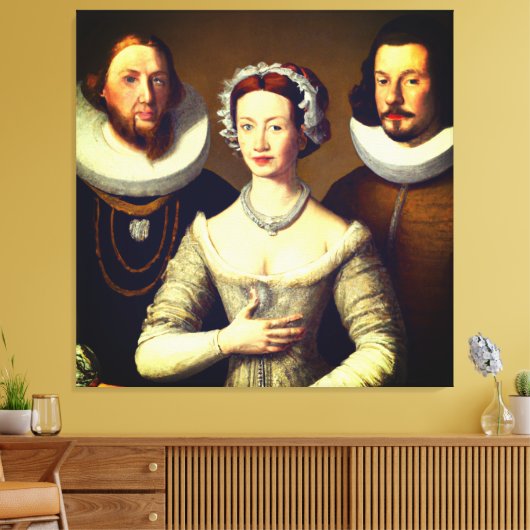 Elizabeth I champions Canvas Afdruk (Insitu (Woonkamer))