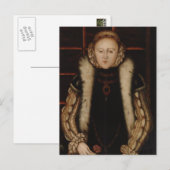 Elizabeth I Circa 1560 Briefkaart (Voorkant / Achterkant)